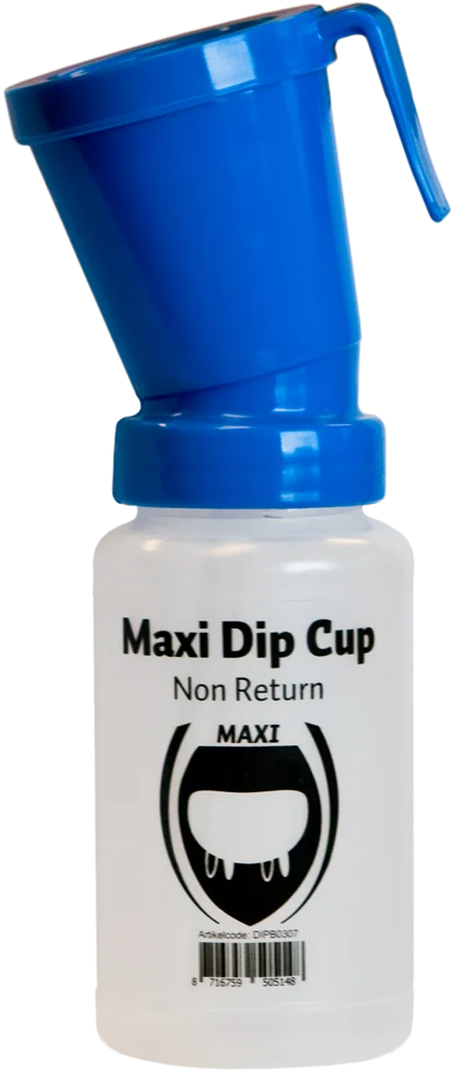 Kubek do dippingu z zabezpieczeniem przed cofaniem, ok. 300 ml – Excellent Maxi Dip Cup - obrazek 1