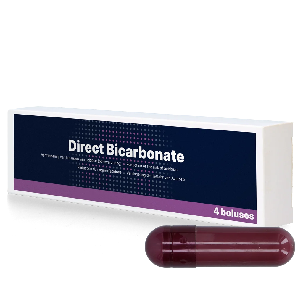Bolus z wodorowęglanem dla krów mlecznych, 4 x 116 g – Direct Bolus Bicarbonate - obrazek 1