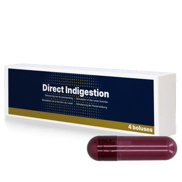 Bolus wspomagający przeżuwanie dla dorosłego bydła, 4 x 76 g – Direct Bolus Indigestion