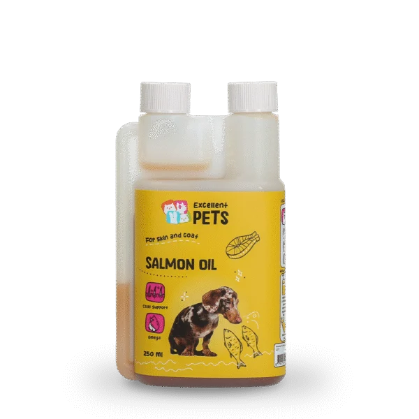 Olej z łososia dla psów z omega 3 i 6, 250 ml – Excellent Pets Dog Salmon Oil