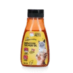 Norweski olej z łososia dla psów i kotów, 250 ml w butelce z dozownikiem – Excellent Pets Norwegian Salmon Oil