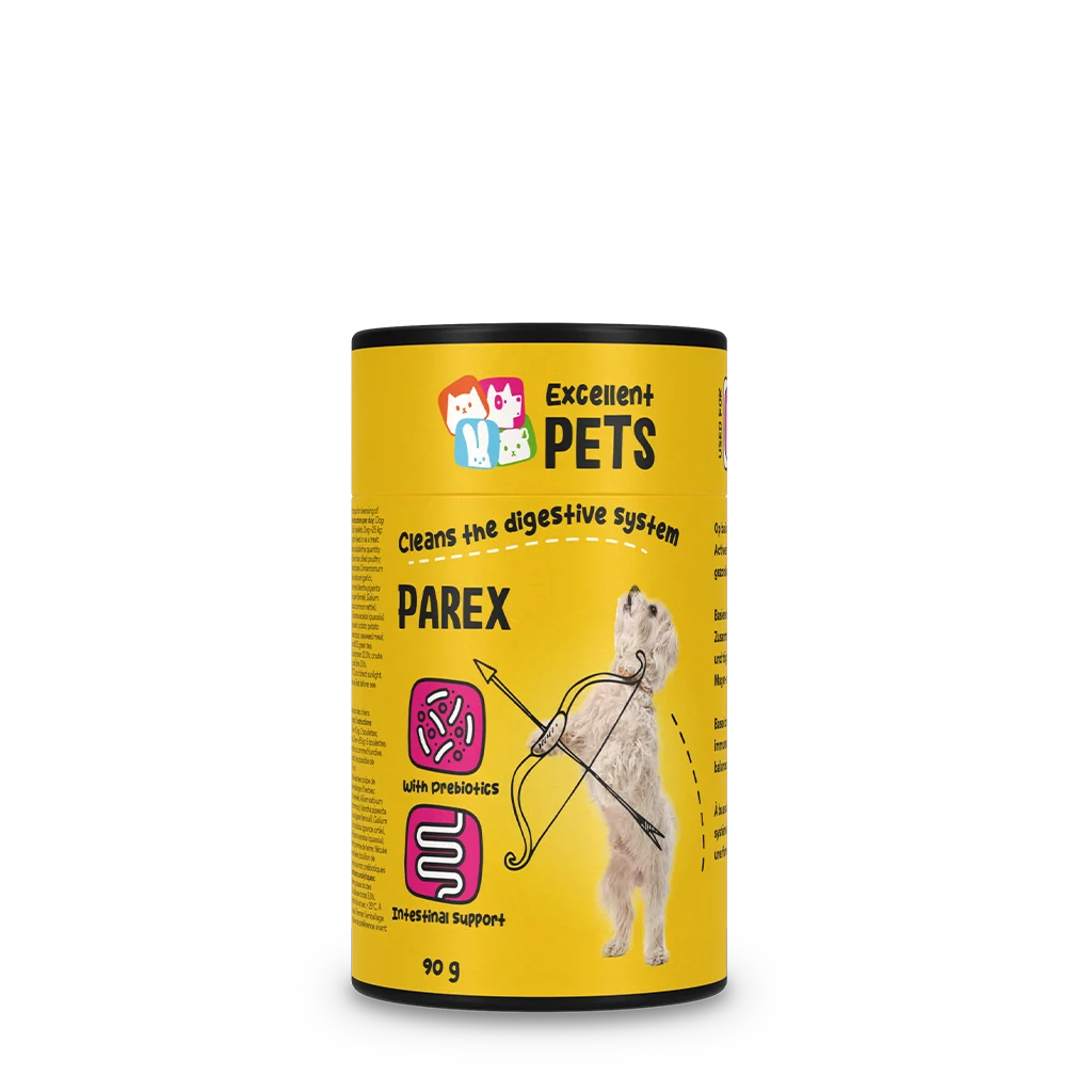 Suplement dla psów z prebiotykami w formie krokietów, 90 g – Excellent Pets Dog Parex - obrazek 1