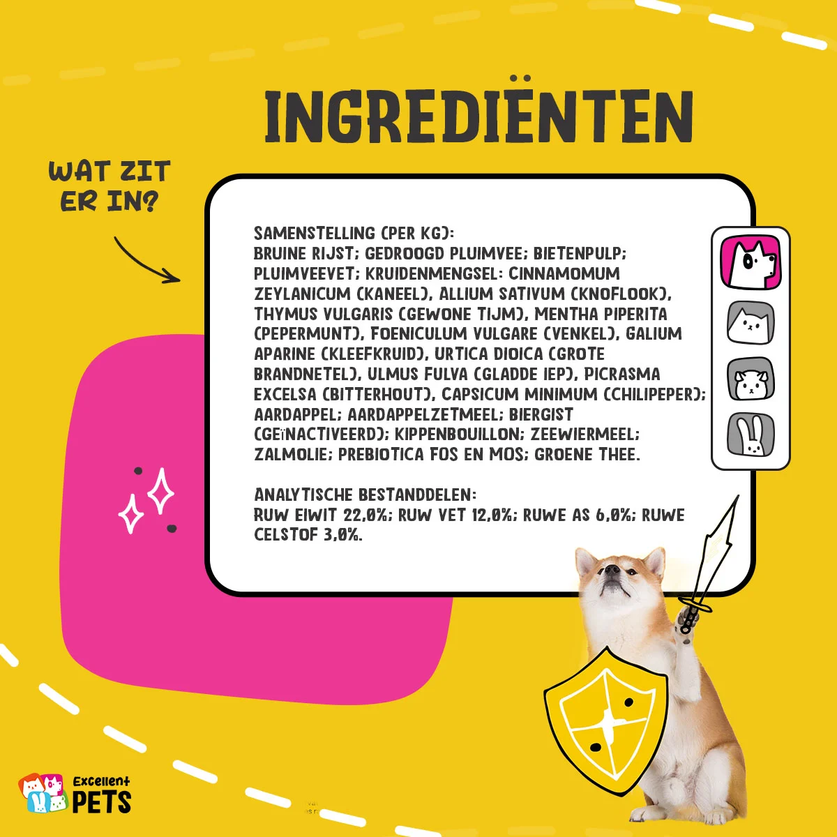 Suplement dla psa z prebiotykami w granulkach, 270 g – Excellent Pets Dog Parex - obrazek 4
