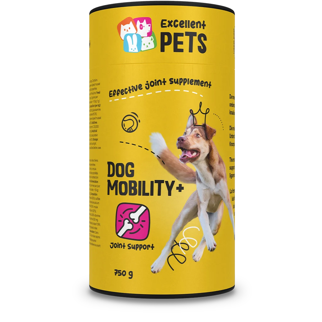 Suplement na stawy dla psa w proszku, 750 g – Excellent Pets Dog Mobility+ - obrazek 1