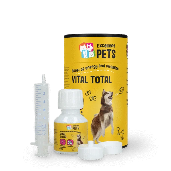 Płynny suplement witaminowy dla psów, 50 ml – Excellent Pets Vital Total