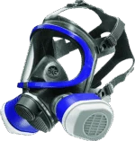 Maska pełnotwarzowa ze złączem bagnetowym do dwóch filtrów, bez filtrów – Dräger X-plore 5500