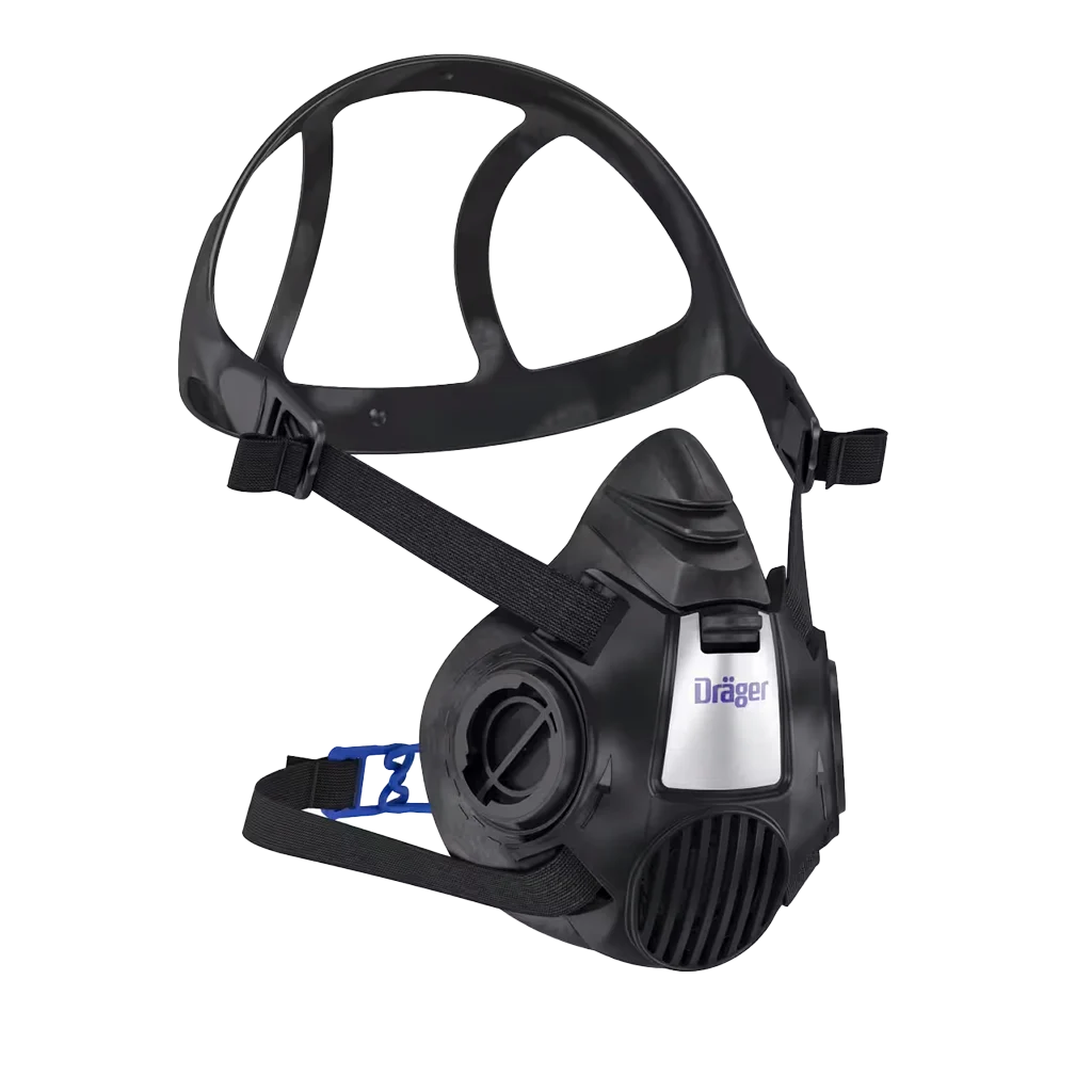 Półmaska z DrägerFlex i złączem bagnetowym, L – Dräger X-plore 3500 - obrazek 1
