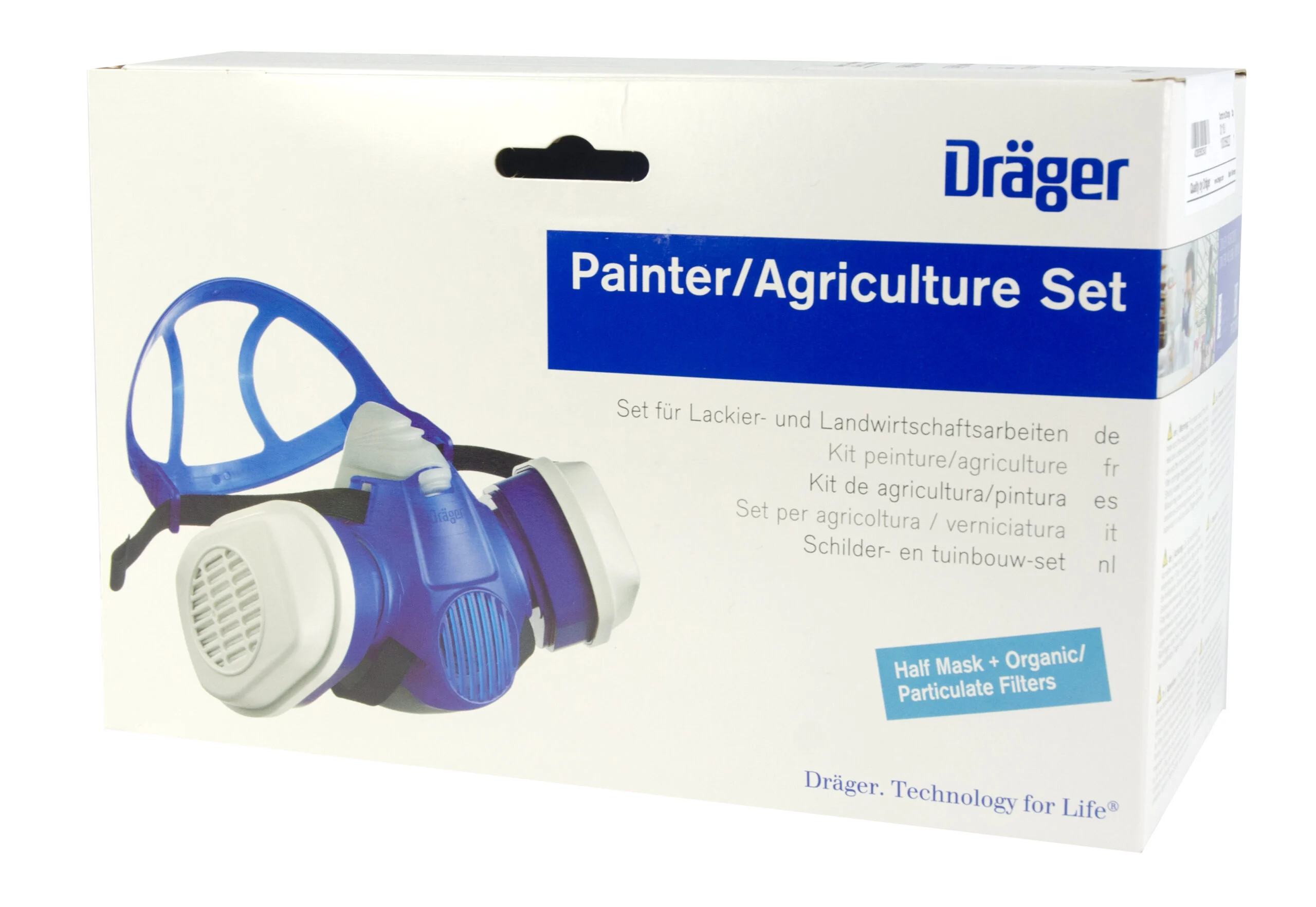 Półmaska z 2 filtrami A2-P3, M – Dräger X-plore 3300 Combiset A2-P3 - obrazek 2