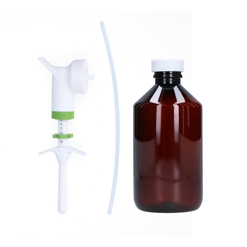 Zestaw do drencherowania cieląt, prosiąt i jagniąt, regulacja od 1 do 5 ml – Excellent Drench-Dose Automatic - obrazek 1