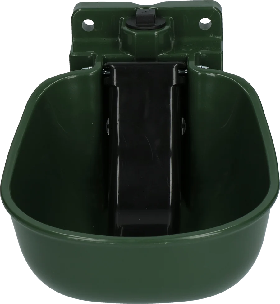 DRIN001A.png Poidło KS z językiem dla koni i bydła, zielone - obrazek 1