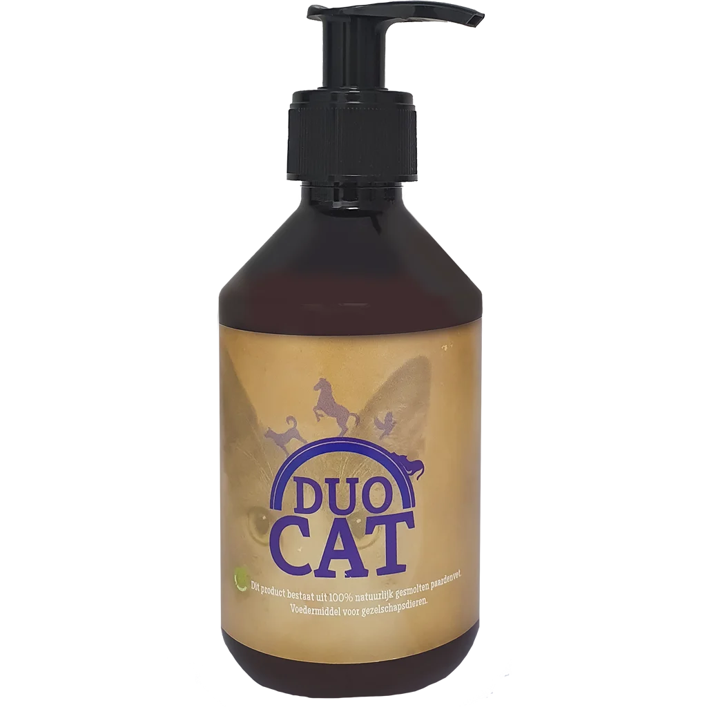 Tłuszcz koński dla kotów, wytopiony, 250 ml – Duo Cat - obrazek 1