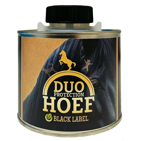 Czarny preparat do pielęgnacji ciemnych kopyt, 500 ml – Duo Protection Hoef Black Label