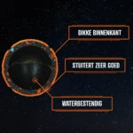 Piłka tenisowa dla psa, pływająca, Ø 6 cm, pomarańczowa, 3 sztuki – Dog Comets Starlight - obrazek 4