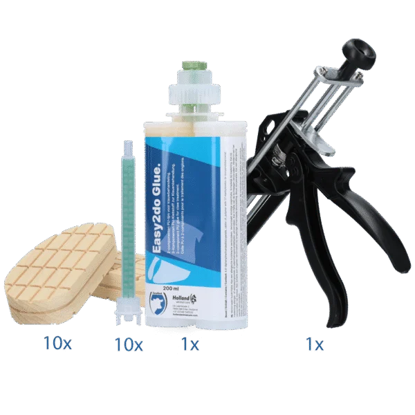 Zestaw startowy kleju do racic na 10 zabiegów, 200 ml – Excellent Easy2do Glue