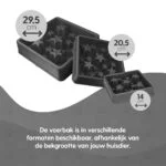 Miska spowalniająca jedzenie dla psa z gwiaździstym wzorem, XS 14 cm, szara – Eat Slow Live Longer Star - obrazek 6