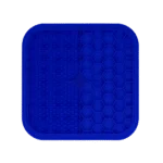 Mata do lizania dla psów z wypustkami i plastrem miodu, 21 x 21 cm, niebieska – Eat Slow Live Longer Lick Mat Duo M - obrazek 2