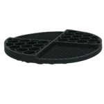 Okrągła mata do lizania z głębokimi zagłębieniami, szara, ø 21 cm – Eat Slow Live Longer Lick Mat Dimensions Circle - obrazek 3