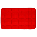 Mata do lizania dla psów z płatkami w kształcie kwiatów i przyssawkami, 21 x 34 cm, czerwona – Eat Slow Live Longer Lick Mat Dimensions Flower - obrazek 2