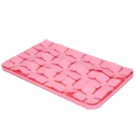 Mata do lizania dla psów z płatkami w kształcie kwiatów i przyssawkami, 21 x 34 cm, różowa – Eat Slow Live Longer Lick Mat Dimensions Flower - obrazek 3