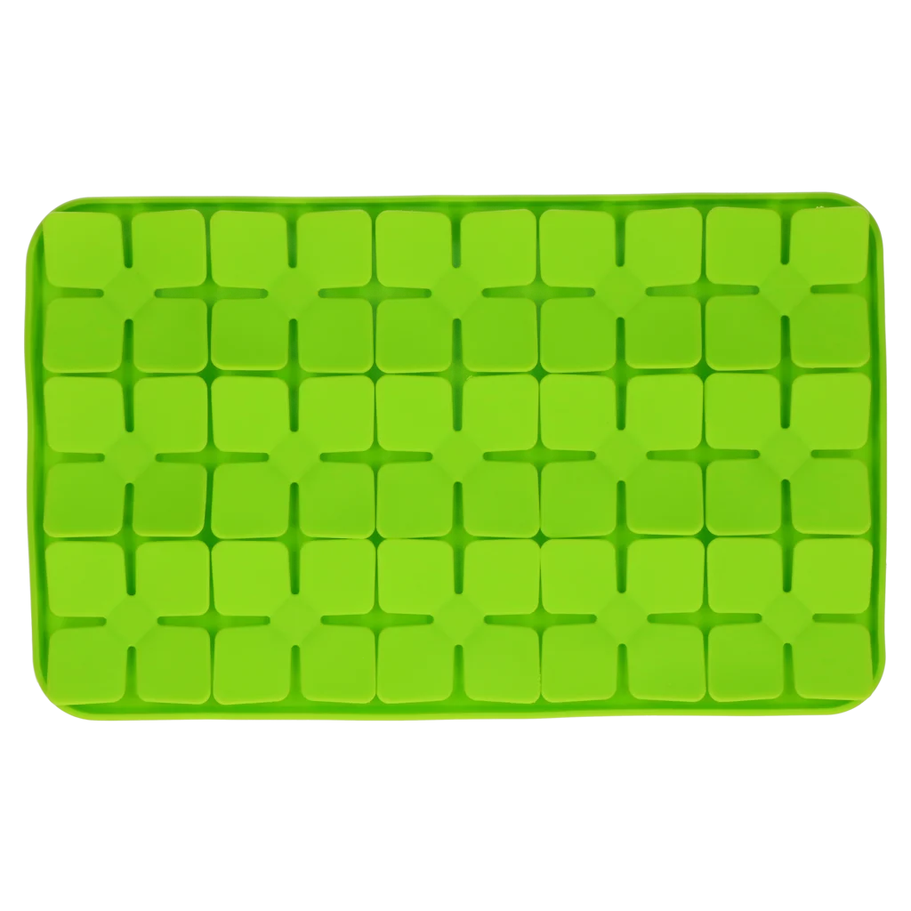 Mata do lizania dla psów z płatkami w kształcie kwiatów i przyssawkami, 21 x 34 cm, zielona – Eat Slow Live Longer Lick Mat Dimensions Flower - obrazek 2