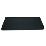 Silikonowa mata pod miskę z podniesionym rantem, M 38 x 54 cm, szara – Eat Slow Live Longer Spill Mat - obrazek 3