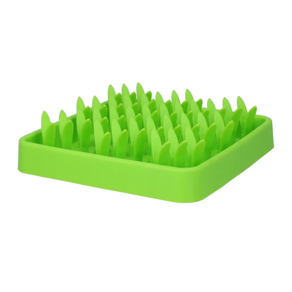 Silikonowa mata węchowa z antypoślizgowym spodem – Eat Slow Live Longer Snuffelmat Gras - obrazek 2