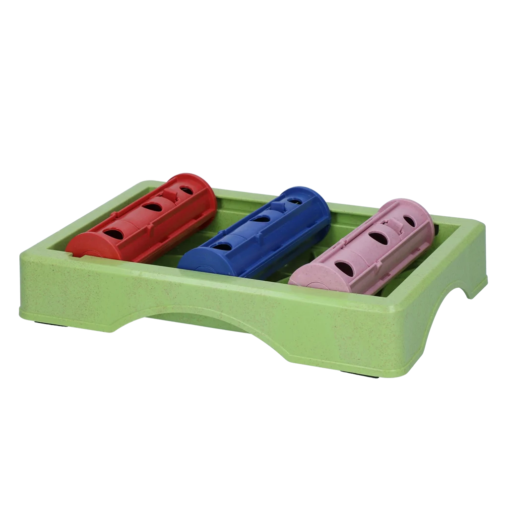 Zabawka węchowa dla psa na karmę i przysmaki z antypoślizgowymi nóżkami – Eat Slow Live Longer Puzzle Roller - obrazek 2