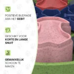 Układanka dla psa z przesuwanymi elementami na karmę i przysmaki – Eat Slow Live Longer Puzzle Disc - obrazek 5