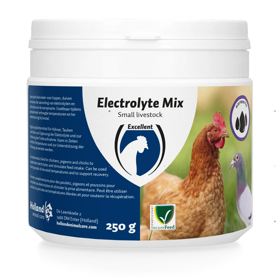 Mieszanka elektrolitowa dla kur i piskląt, rozpuszczalna w wodzie pitnej 250 g – Excellent Electrolyte mix - obrazek 1