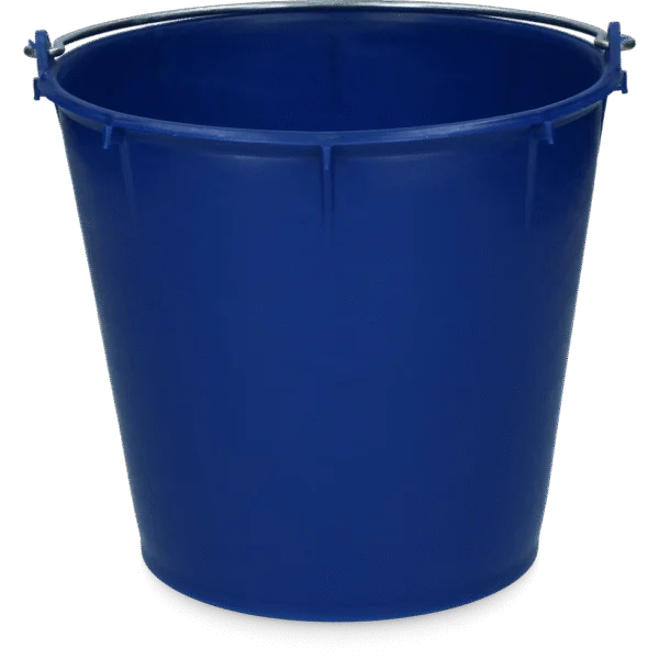 Wiadro z ocynkowanym uchwytem 7 l ciemnoniebieskie – Vplast