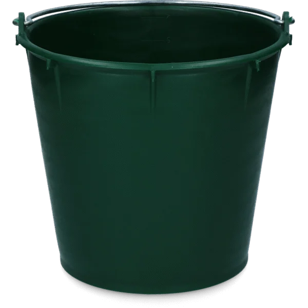 Wiadro z ocynkowanym uchwytem 7 l zielone – Vplast