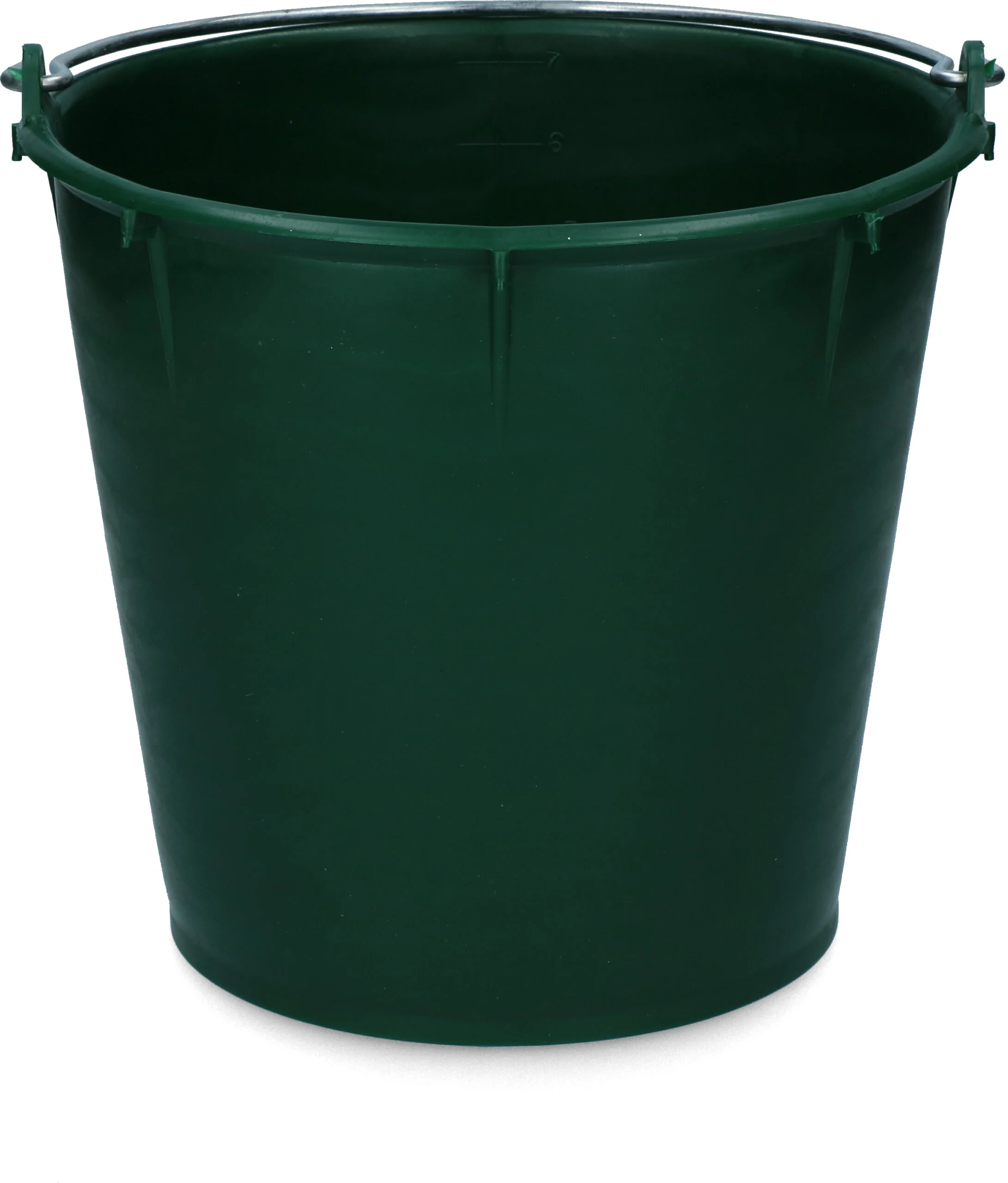 Wiadro z ocynkowanym uchwytem 7 l zielone – Vplast - obrazek 2