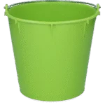 Wiadro z ocynkowanym uchwytem 7 l limonkowe – Vplast - obrazek 2