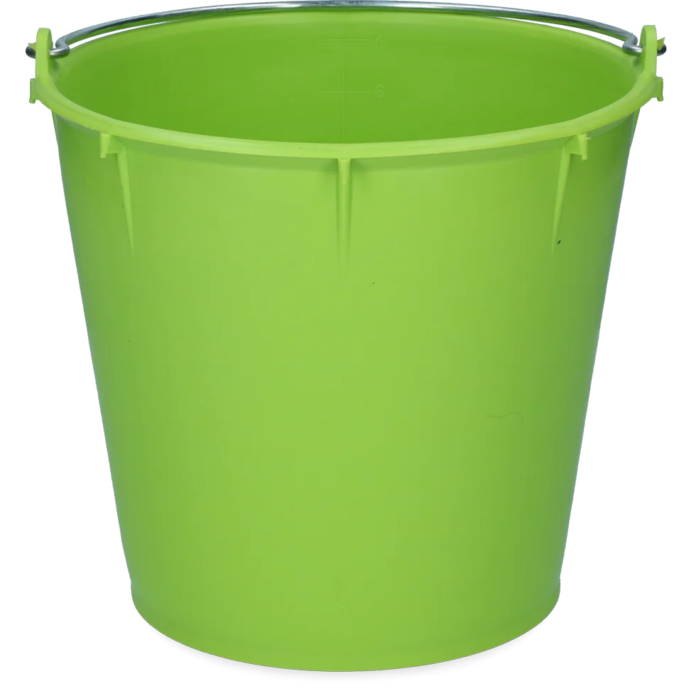 Wiadro z ocynkowanym uchwytem 7 l limonkowe – Vplast - obrazek 2