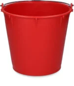 Wiadro z ocynkowanym uchwytem 7 l, czerwone – Vplast