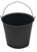 Wiadro z dziobkiem do nalewania, 15 l, czarne – Vplast - obrazek 4