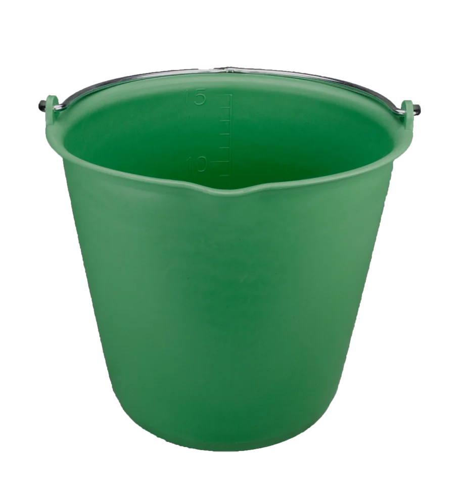 Wiadro z dzióbkiem 15 l ciemnozielone – Vplast - obrazek 1