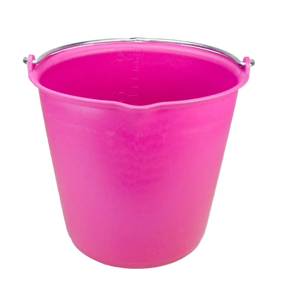 Wiadro z dzióbkiem 15 l, różowe – Vplast - obrazek 1