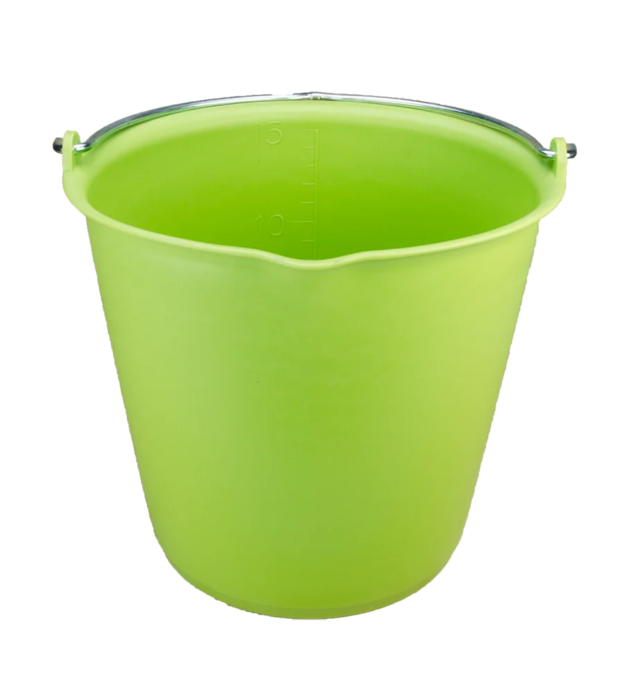 Wiadro z dzióbkiem 15 l, zielone – Vplast - obrazek 1