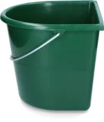Wiadro z płaskim bokiem 15 l zielone – Vplast - obrazek 3