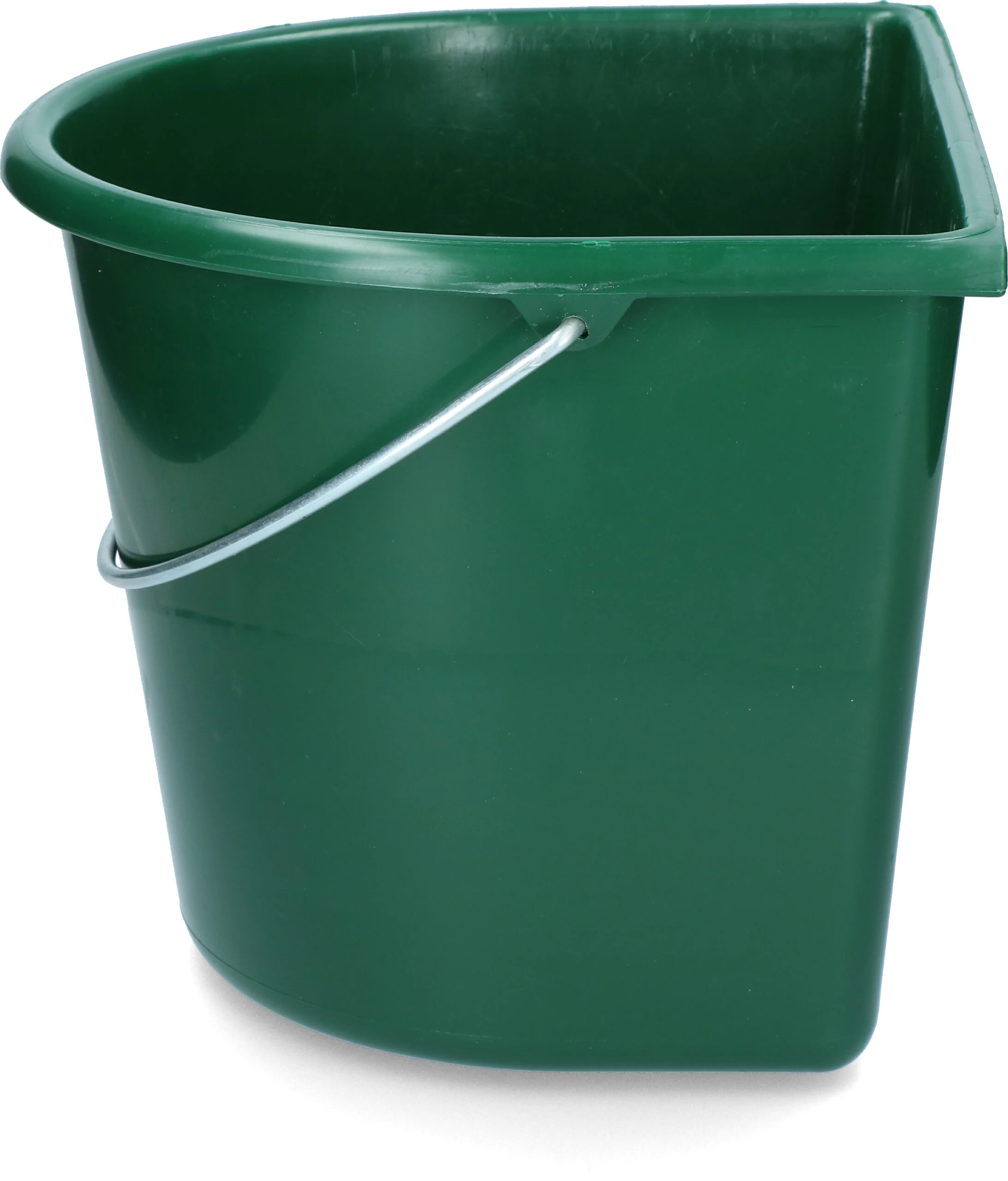 Wiadro z płaskim bokiem 15 l zielone – Vplast - obrazek 3
