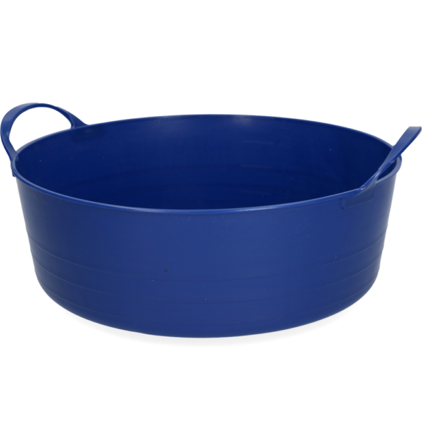 Elastyczne wiadro z dwoma uchwytami, 6 l, niebieskie – Vplast V-Trug Flexi