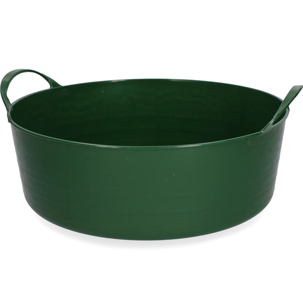 Elastyczne wiadro z uchwytami, 6 l, zielone – Vplast V-Trug Flexi - obrazek 1