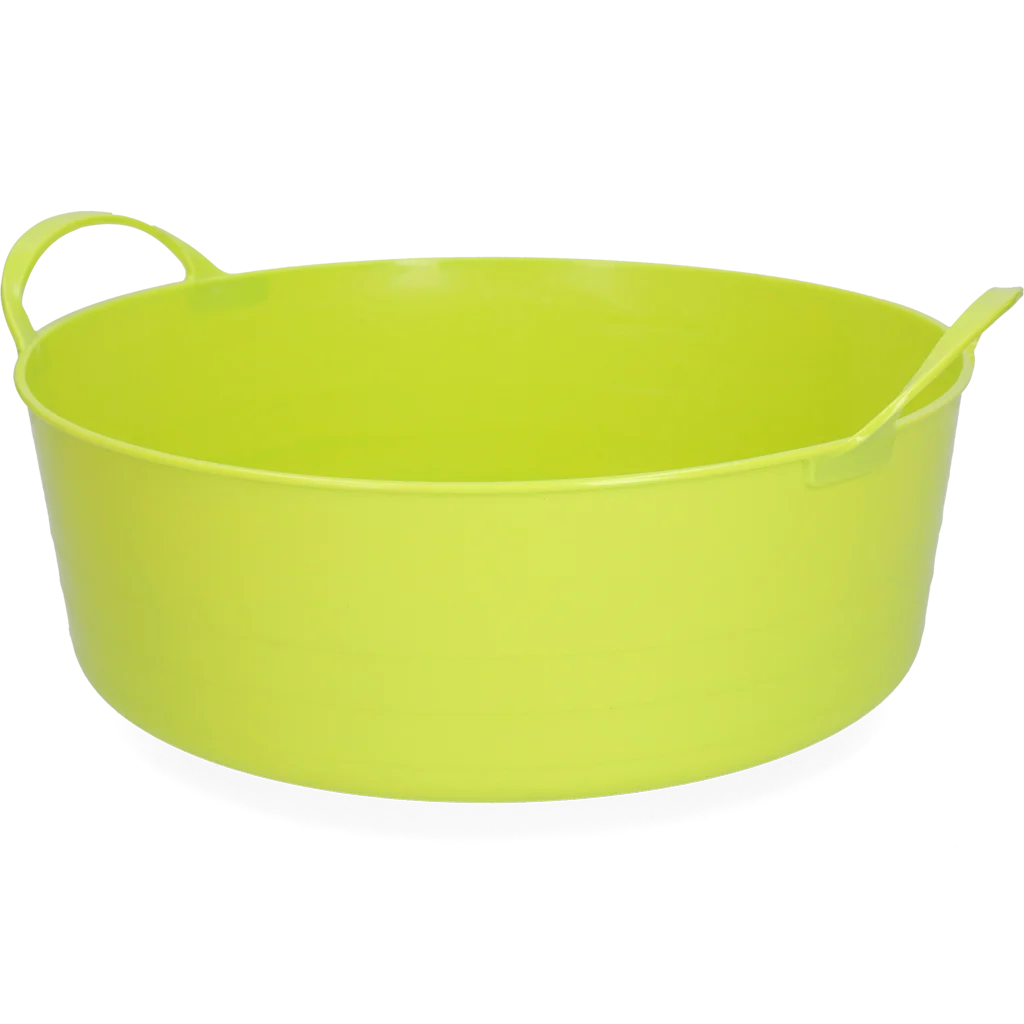 Elastyczny pojemnik z uchwytami, 6 l, limonkowy – Vplast V-Trug Flexi - obrazek 1
