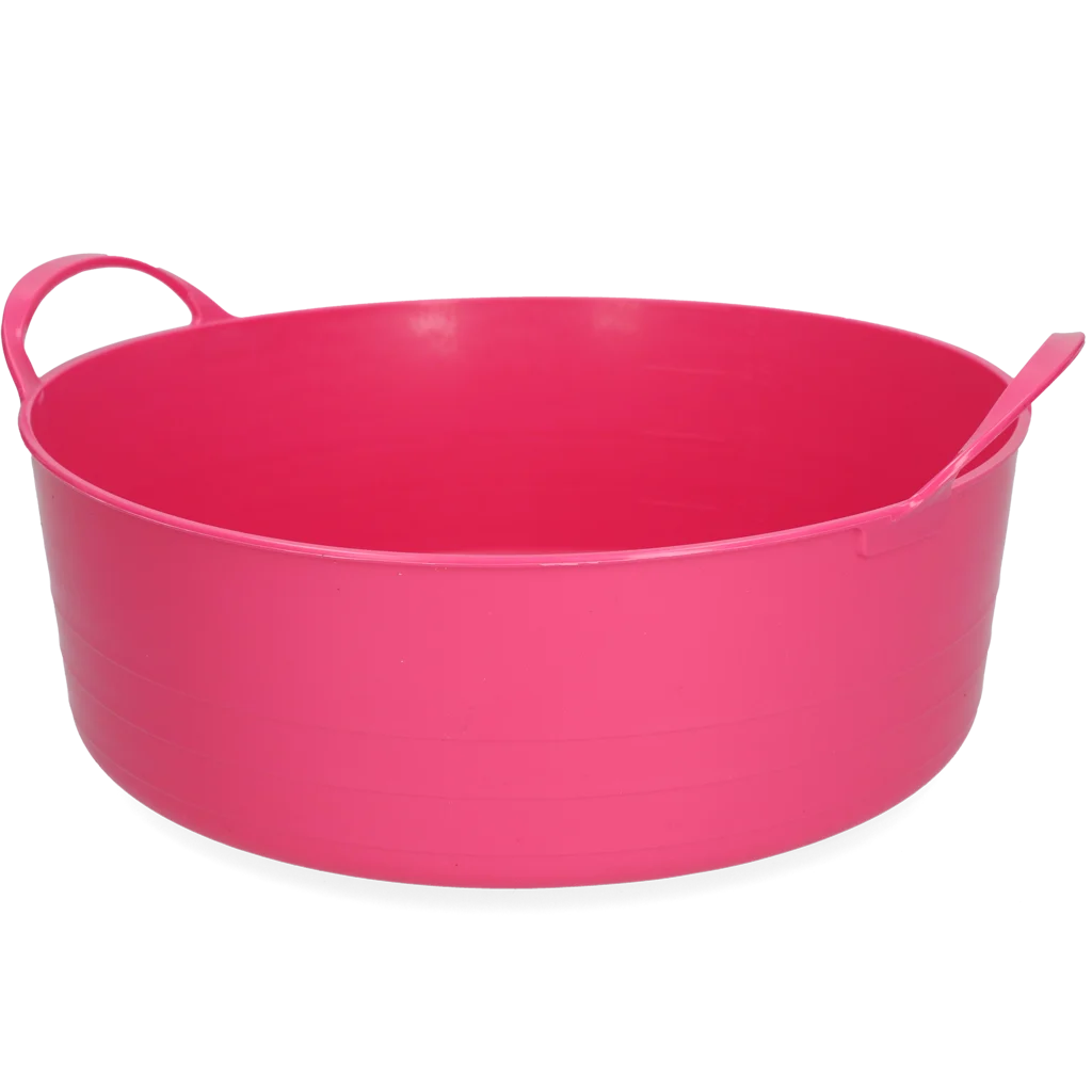 Elastyczne wiadro z uchwytami, 6 l, różowe – Vplast V-Trug Flexi - obrazek 1