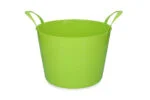 Elastyczne wiadro z dwoma uchwytami, 14 l, limonkowe – Vplast V-Trug Flexi