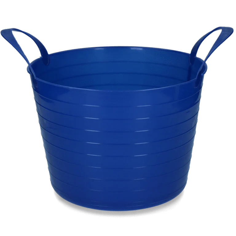 Elastyczne wiadro z dwoma uchwytami, 40 l, niebieskie – Vplast V-Trug Flexi