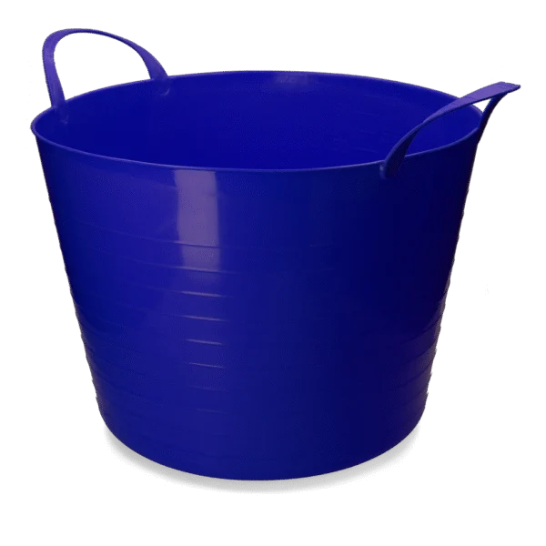 Elastyczne wiadro z uchwytami, 65 l, niebieskie – Vplast V-Trug Flexi