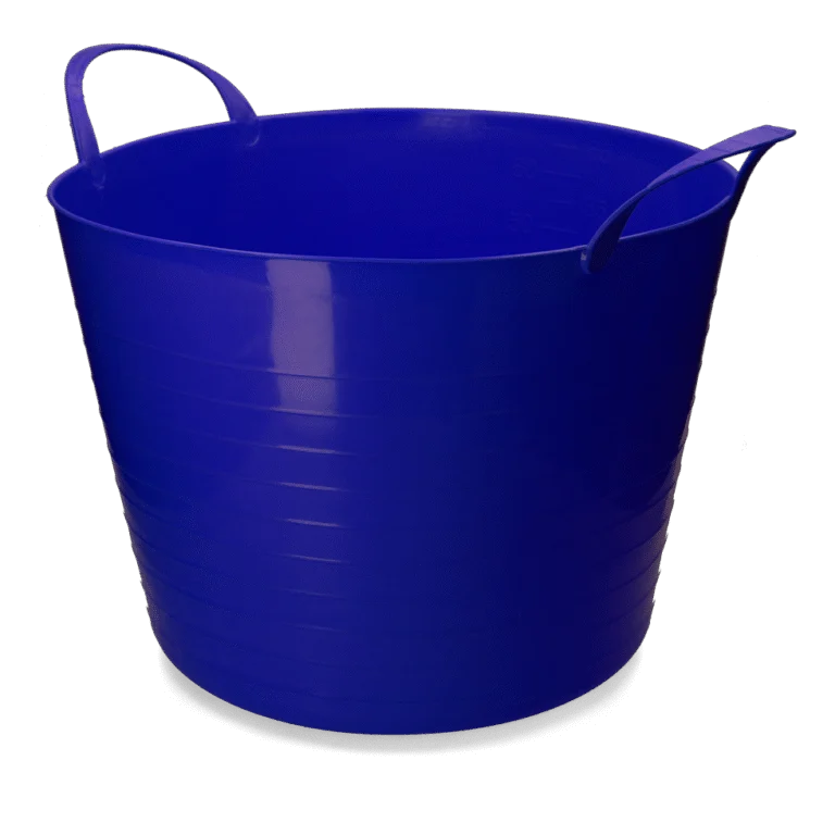 Elastyczne wiadro z uchwytami, 65 l, niebieskie – Vplast V-Trug Flexi