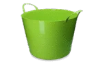 Elastyczne wiadro z uchwytami, 65 l, limonkowe – Vplast V-Trug Flexi